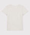 Tee-shirt LE DROIT col rond en coton bio Femme gris BELUGA CHINE