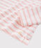 Marinière à nœud enfant fille blanc MARSHMALLOW/rose PATIENCE