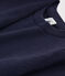 Robe manches longues en tricot enfant fille bleu SMOKING