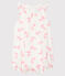Combicourt bébé fille en jersey fin blanc MARSHMALLOW/rose ROSE