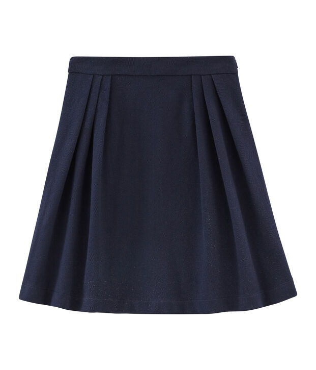 Jupe femme &eacute;vas&eacute;e bleu marine
