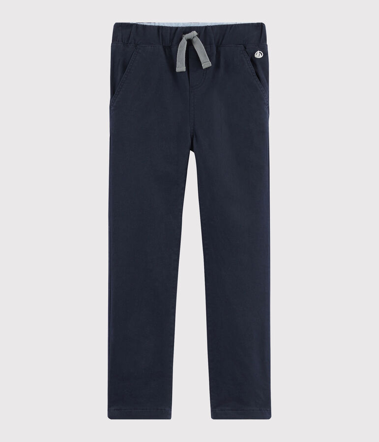 Pantalon chaud enfant gar&ccedil;on bleu