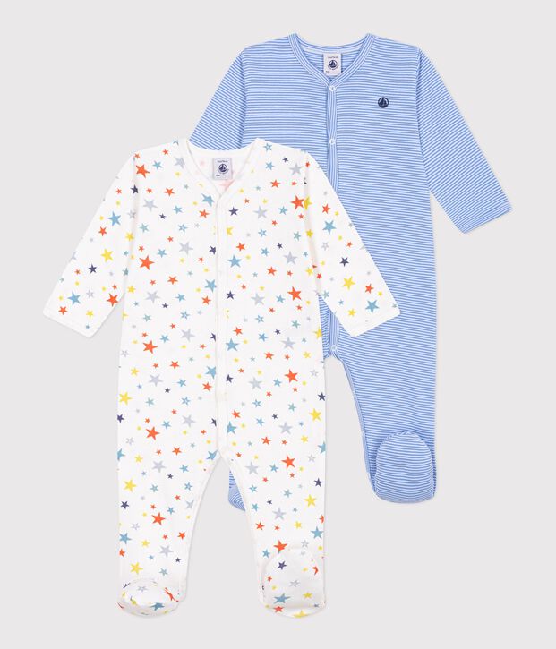 Lot de pyjamas b&eacute;b&eacute; en coton imprim&eacute; multicouleur