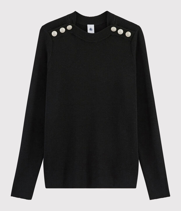 Pull laine Femme noir
