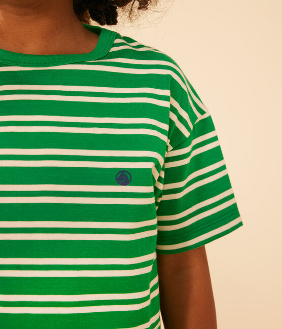 Tee-shirt rayé en jersey enfant garçon PRADO/ AVALANCHE