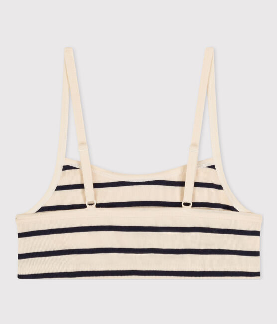 Soutien-gorge Brassière sans armatures Femme blanc AVALANCHE/bleu SMOKING