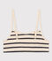 Soutien-gorge Brassière sans armatures Femme blanc AVALANCHE/bleu SMOKING