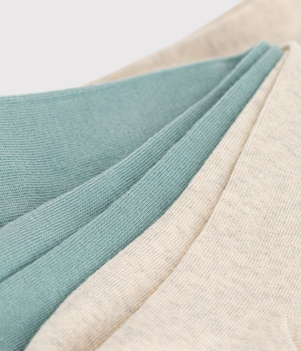 Lot de 2 paires de collants en jersey de coton enfant multicouleur