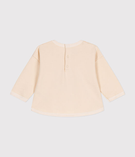 Sweatshirt en molleton bébé écru AVALANCHE