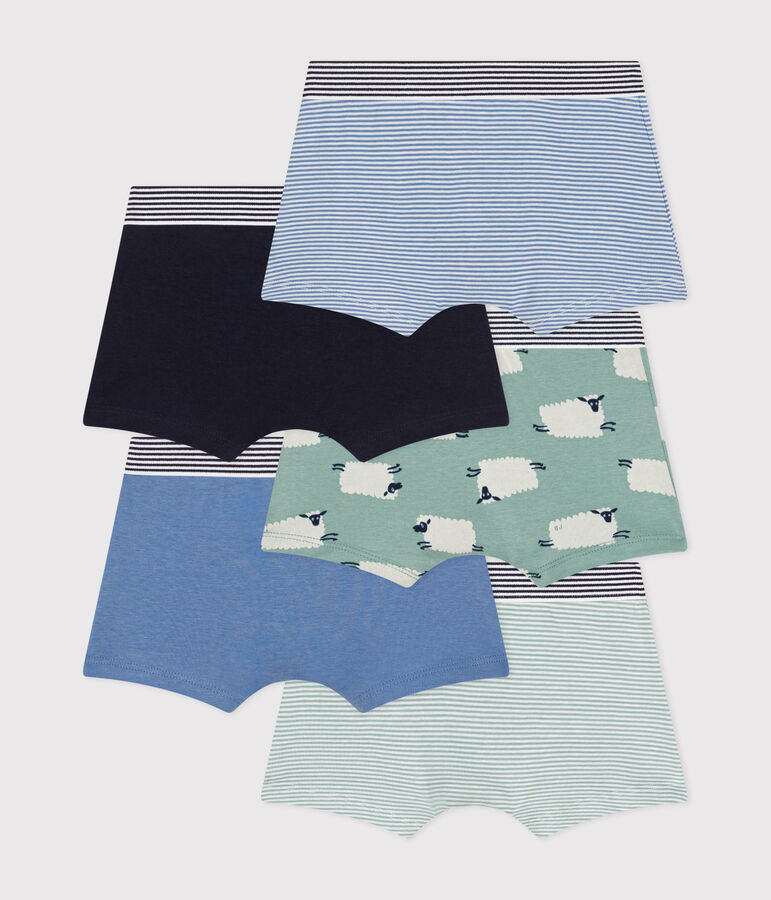 Lot de 5 boxers mouton en coton enfant variante 1