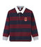 Polo rugby rayé enfant garçon bleu SMOKING/rouge OGRE