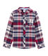 Chemise à carreaux garçon en twill