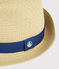 Chapeau de paille enfant fille-garçon bleu NATUREL CLAIR
