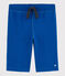 Bermuda en jersey enfant garçon bleu SURF
