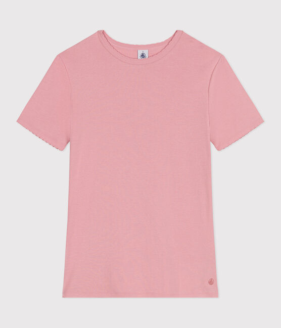 Tee-shirt Femme l'Iconique Cocotte en coton uni rose CHARME