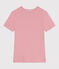 Tee-shirt Femme l'Iconique Cocotte en coton uni rose CHARME