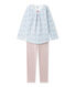 Pyjama fille à imprimé petites fleurs