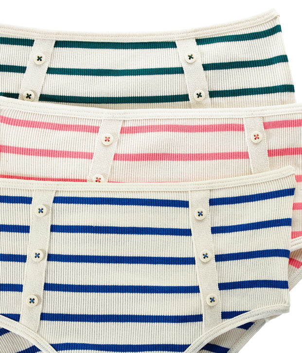 Lot de 3 culottes femme blanc