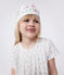Chemise de nuit déguisement et diadème enfant en coton blanc MARSHMALLOW/blanc MULTICO