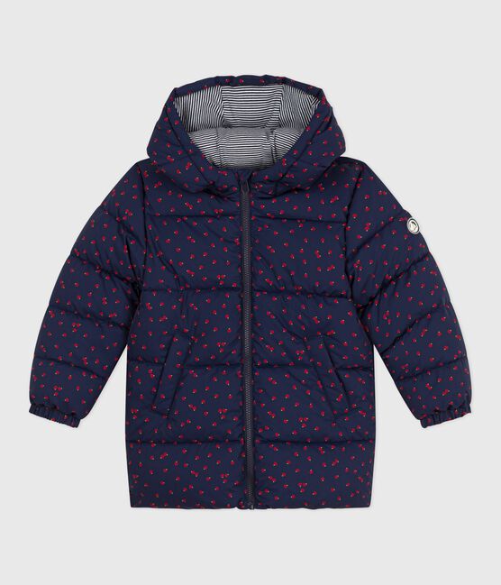 Doudoune longue enfant imprimée bleu SOIR/ MULTICO