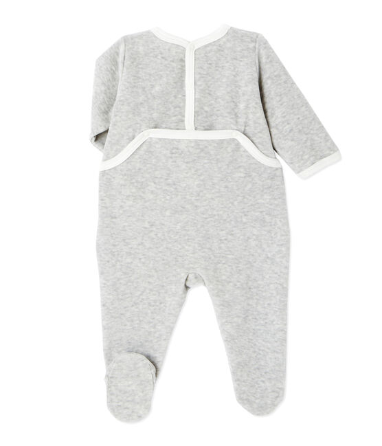 Dors bien bébé mixte en bouclette velours gris BELUGA CHINE