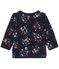 Cardigan bébé fille en tubique imprimé bleu SMOKING/blanc MULTICO
