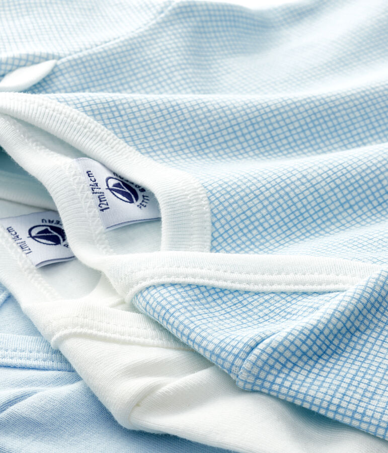 Trio de bodies manches courtes b&eacute;b&eacute; multicouleur