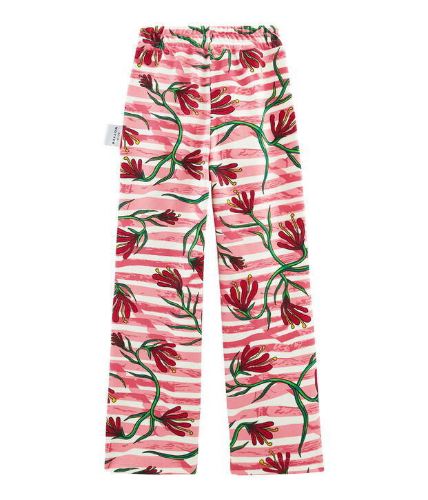 Pantalon blanc/multicouleur
