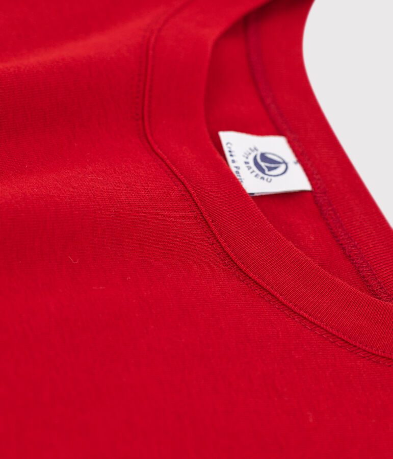 Tee-shirt L'ICONIQUE col rond en coton Femme rouge