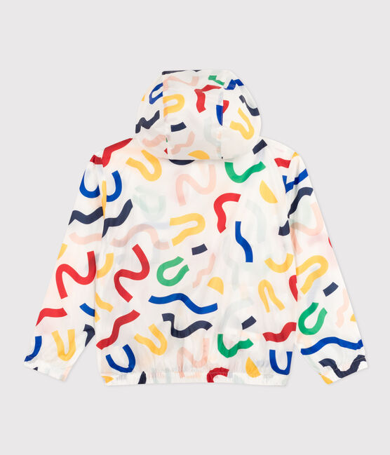 Coupe-vent ultra léger enfant blanc MARSHMALLOW/blanc MULTICO