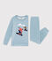 Pyjama en velours enfant bleu ENNEIGE