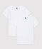 Lot de 2 tee-shirts blancs courtes petite fille variante 1
