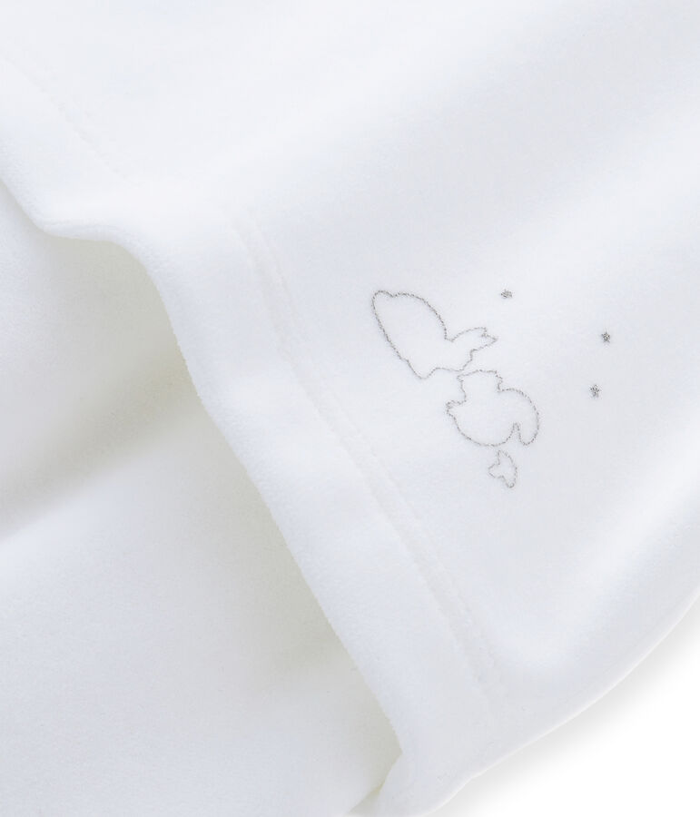 Ensemble b&eacute;b&eacute; mixte brassi&egrave;re et pantalon blanc ECUME/gris GRIS