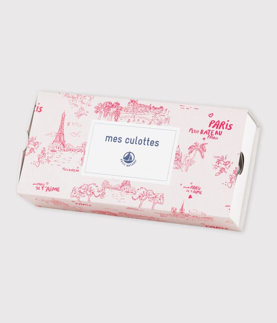 Lot de 5 culottes toile de Jouy Paris petite fille variante 1