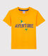 Tee-shirt manches courtes en jersey enfant garçon