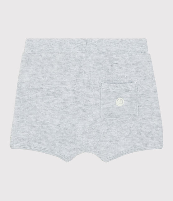 Short en bouclette éponge bébé garçon gris POUSSIERE CHINE