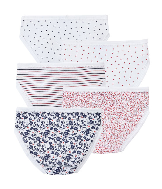Lot de 5 culottes fille blanc LOT