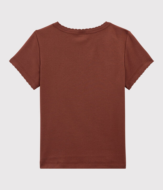 Tee-shirt iconique en coton enfant fille - gar&ccedil;on orange