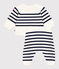 Ensemble 2 pièces bébé rayure marinière en tricot bleu MARSHMALLOW/ SOIR