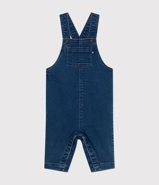 Salopette longue en denim b&eacute;b&eacute; bleu