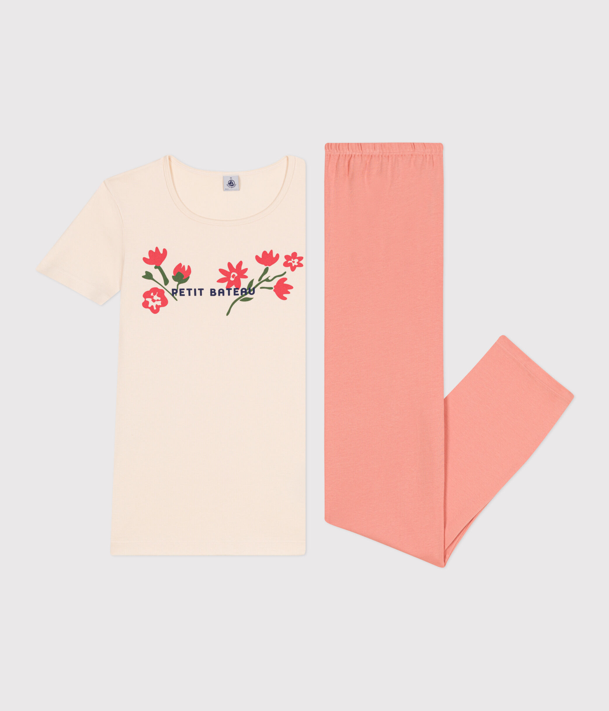 Pantalon De Pyjama Imprimé à Fleurs CHOUCHOU BLEU