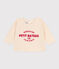 Sweatshirt bébé en molleton écru AVALANCHE