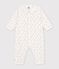 Pyjama b&eacute;b&eacute; en coton sans pieds imprim&eacute; blanc/multicouleur
