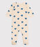 Pyjama en molleton gratté imprimé cœurs bébé bleu AVALANCHE/ BEACH