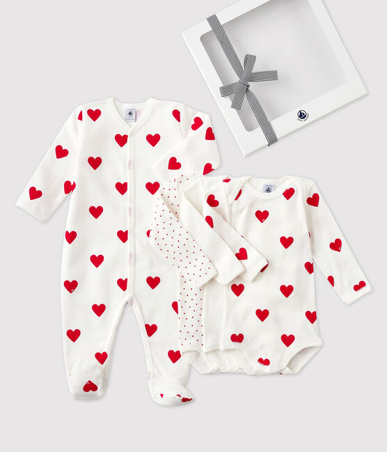 Coffret cadeau coeurs bébé variante 1