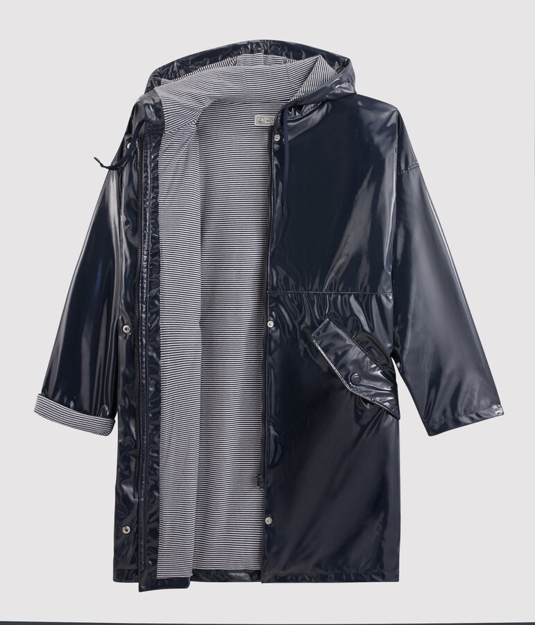 Parka oversize femme bleu