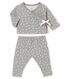 Ensemble bébé fille en tubique jacquard