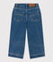 Pantalon en denim 100% écoresponsable enfant fille bleu DENIM BLEU
