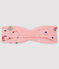 Bandeau à noeud bébé fille rose MINOIS/blanc MULTICO