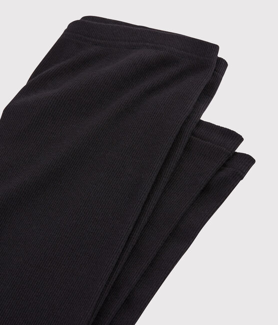 Legging en laine et coton Femme noir NOIR